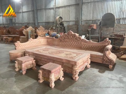 Sofa Hoàng Gia tân cổ điển nguyên khối