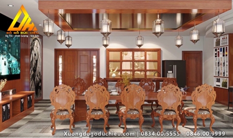 Combo nhà bếp Tân Cổ Điển