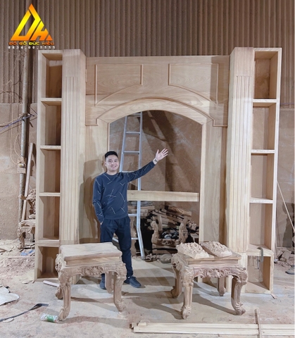 Hệ vách tủ kệ tivi(Bán về Hà Tây)