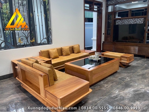 Sofa zito Chân Chếch(Gõ Đỏ)