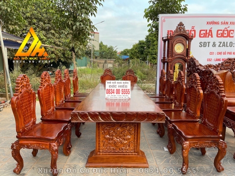 Mẫu bàn ăn Hoàng Gia Cao Cấp(Bắc Giang)