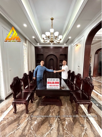 Bộ Bàn Ăn 10 Ghế(Bán về Hải Dương) Nguyên Khối