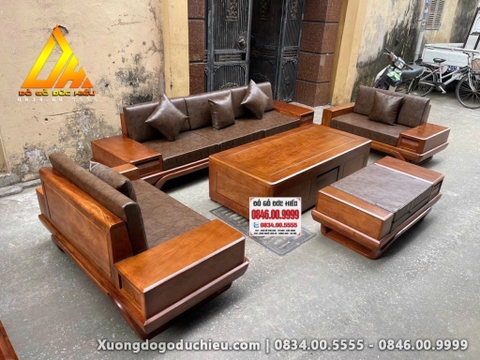 Bộ sofa zito chân thuyền
