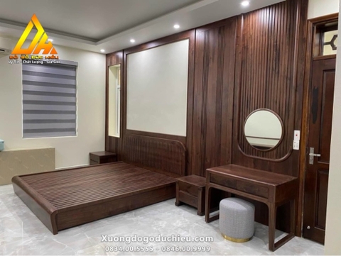 Combo Phòng Ngủ gỗ óc chó Bắc Mỹ