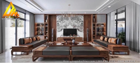 Phòng Khách + Ngủ hiện đại