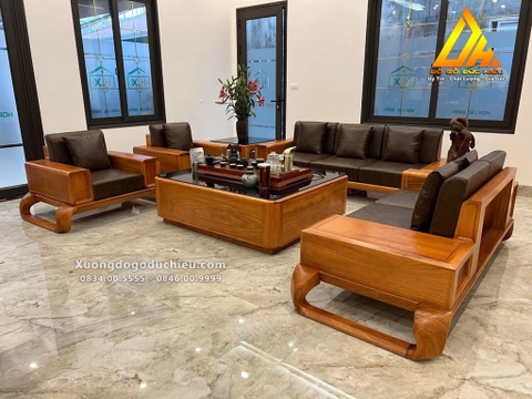 Sofa Đối chân xoắn(Thái Bình)