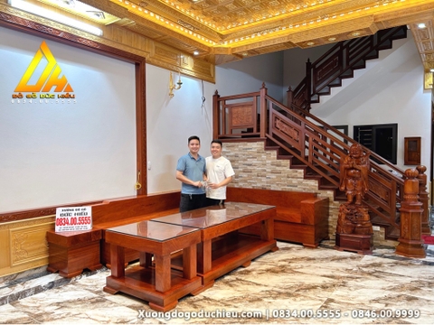 Bộ Sofa Hương Đá Nguyên Khối 100%(Bán về Bắc Giang)