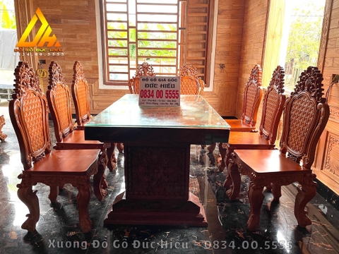 Bộ Bàn Ăn 8 Ghế(Biển Hải Tiến)