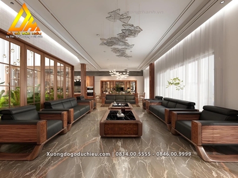 Bộ Sofa dành cho phòng khách 50m2