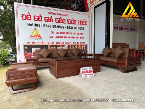 Combo Sofa Chân Thuyền + Bàn Ăn 8 ghế(Hải Phòng)