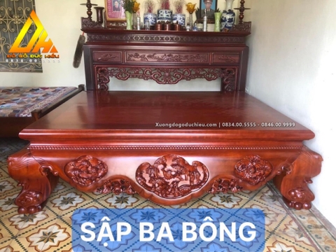 Sập Ba Bông 1m8 x 2m2