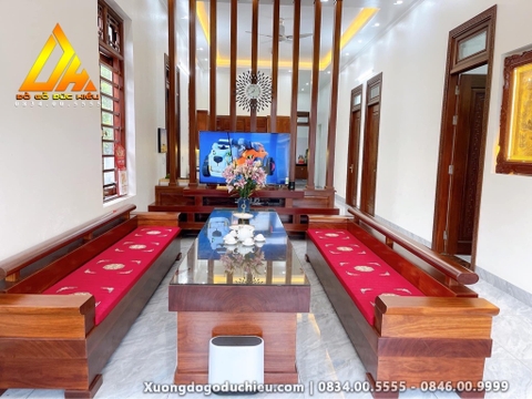 Sofa Nguyên Khối 2 Ghế Dài kê đối