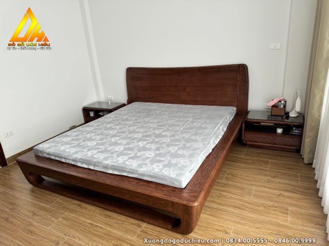 Giường Zito Sồi + Táp đầu giường