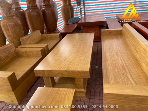 Sofa trơn Nguyên Khối (Cẩm Vàng)