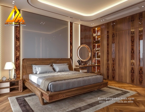 Combo Phòng Ngủ Vip gỗ hương đá(Thanh Hoá)