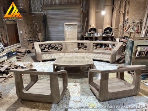Sofa zito gỗ Óc chó