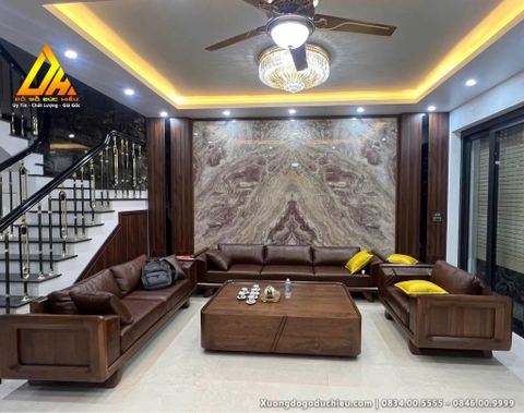 Combo phòng khách Sofa Kim Cương