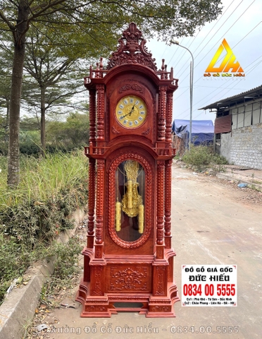 Đồng Hồ Cây 2m7 Mặt Đồng Cao Cấp