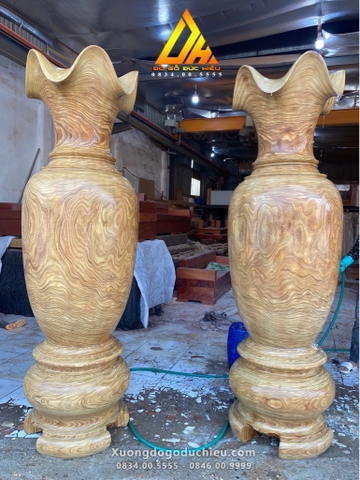 Lục Bình Cẩm Vàng Nguyên Khối 2m40-kính 76cm