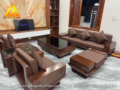 Sofa Hiện Đại (Tặng kèm đệm da)