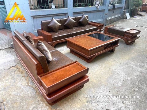 Sofa chân thuyền (Bàn giao Tàm Xá Đông Anh Hà Nội)