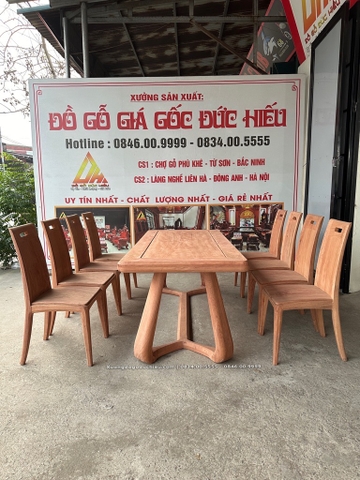 Bàn Ăn Quả Lê (mộc Bắc Giang)