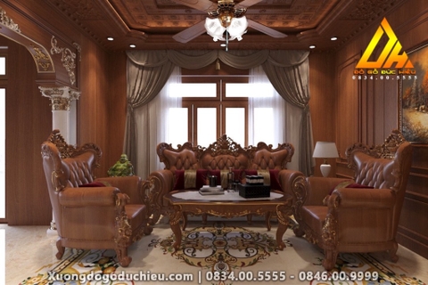 Lên mẫu 3D Phòng khách + sảnh(Hoà Bình city)