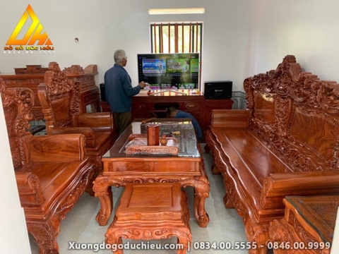 Combo Bộ Hoàng Gia nhỏ + Kệ tivi(Bán về Phú Thọ)