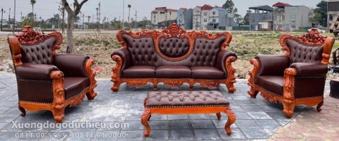 Hoàng Gia bọc da bò xịn