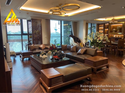 Combo Full nội thất gỗ óc chó