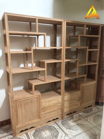 Tủ bày đồ ziczac