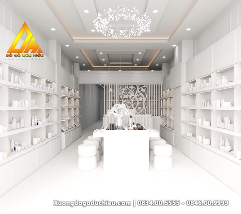 3D bản khối Tiệm Mỹ Phẩm