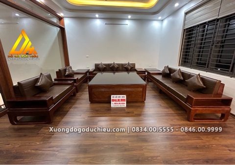 Bộ Sofa Zito chân hươu 2 văng dài 2 ghế đơn