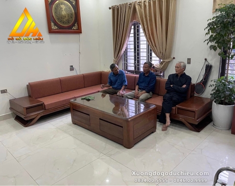 Sofa Zito góc liền hương đá