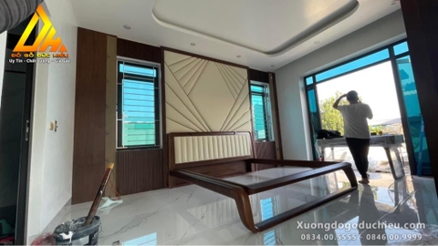Combo Phòng Ngủ Gỗ Óc Chó cao cấp