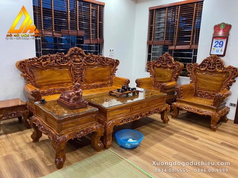 Bộ Hoàng Gia chân 14 Gõ Đỏ