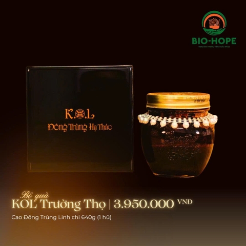 Bộ Quà KOL Trường Thọ ( KOL Đông Trùng Hạ Thảo) - Quà Tết 2026