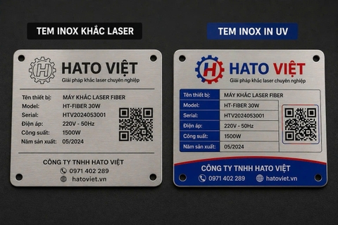 Xưởng sản xuất tem nhãn inox tại TP. Hồ Chí Minh uy tín
