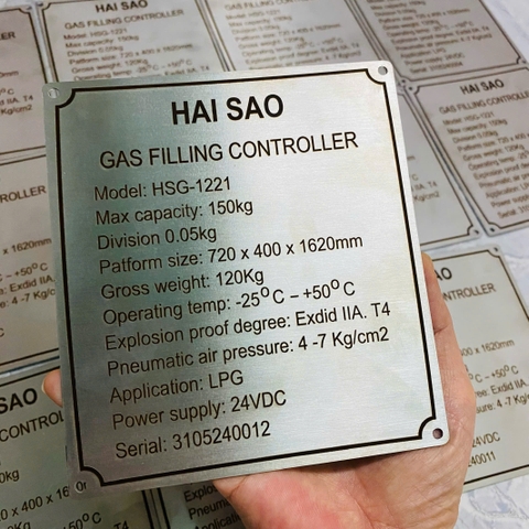 Tem thông số máy móc khắc laser