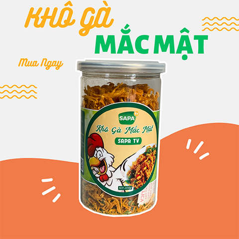 Khô Gà Mắc Mật Bếp Trên Bản - Hũ 100g