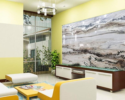 Đá ốp vách tivi mẫu 010