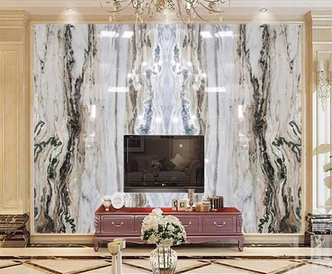 Đá ốp vách tivi mẫu 011