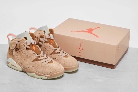 Travis Scott x Air Jordan 6 British Khaki