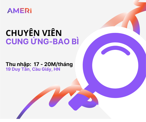 CHUYÊN VIÊN CUNG ỨNG - BAO BÌ