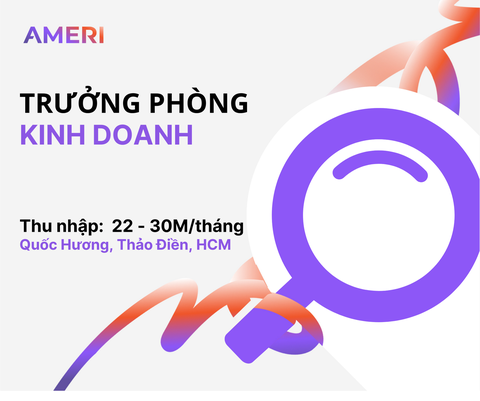 TRƯỞNG PHÒNG KINH DOANH - PHÁT TRIỂN KÊNH PHÂN PHỐI