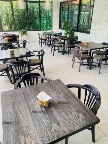 Bộ bàn ghế cafe gỗ HA730