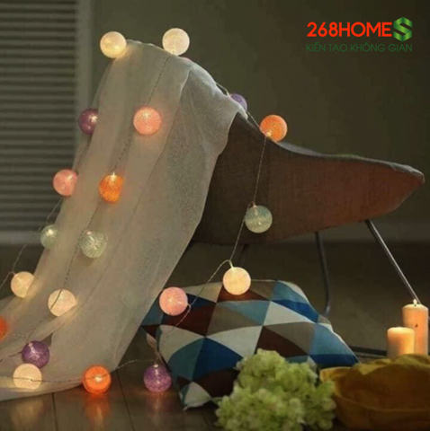 Bộ 20 đèn nháy cầu cotting ball 3m