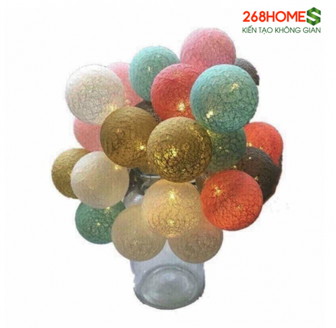 Bộ 20 đèn nháy cầu cotting ball 3m