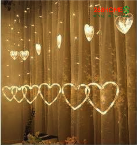 Đèn led trang trí thả mành rèm siêu đẹp