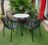 Bàn ghế ngoài trời HA343